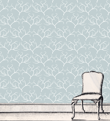 Antler sea mist chair.