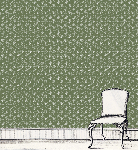SprigSmall olive chair.
