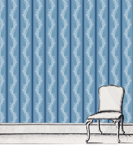 RopeStripe Blue chair.